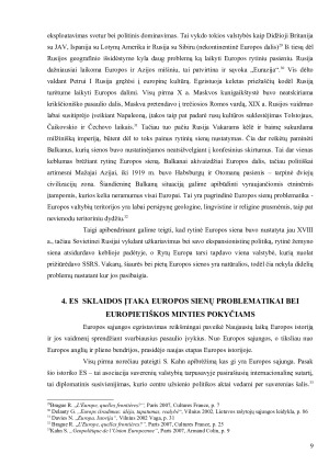 Kas yra Europa Kiek yra Europų Kada ji gimė Kokiomis prasmėmis istorikai suvokia Europą. Paveikslėlis 9