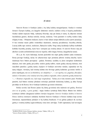 KAS SIEJA IR KAS SKIRIA SENOVĖS GRAIKIJOS IR SENOVĖS ROMOS KULTŪRAS. Paveikslėlis 3