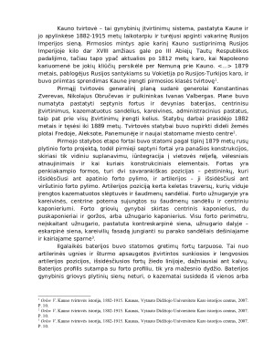 Kauno tvirtovės įrengimas ir gynybinės sistemos raida XIX a. pabaigoje – XX a. pradžioje