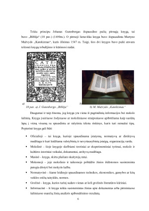 KNYGOS IR SKAITYMO VAIDMUO VISUOMENĖJE – KNYGOS TURINIO LEIDYBOS IR APIPAVIDALINIMO SAVITUMAI SAVITUMAI. Paveikslėlis 6