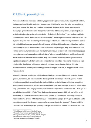 Krikščionybė Senovės Romos imperijoje ( 27 m. po Kr. – 395 m. po Kr. ). Paveikslėlis 7