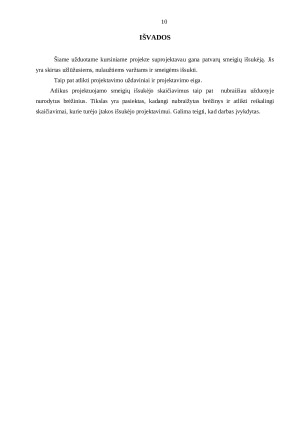 Smeigių išsukėjo projektavimas. Paveikslėlis 10
