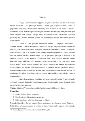 Lietuviškos kultūros atnaujinimo vizija Vytauto Alanto knygoje Žygiuojanti tauta (1940 m.). Paveikslėlis 3