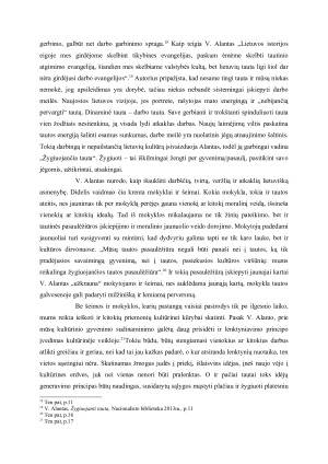 Lietuviškos kultūros atnaujinimo vizija Vytauto Alanto knygoje Žygiuojanti tauta (1940 m.). Paveikslėlis 9