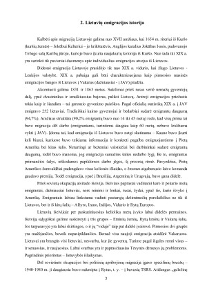 Lietuvių emigracijos priežastys, raida ir stabdymo galimybės. Paveikslėlis 4