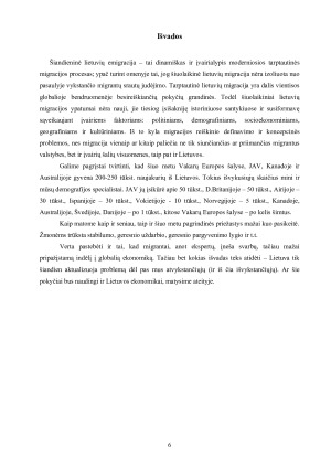 Lietuvių emigracijos priežastys, raida ir stabdymo galimybės. Paveikslėlis 7