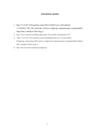 Lietuvių emigracijos priežastys, raida ir stabdymo galimybės. Paveikslėlis 8