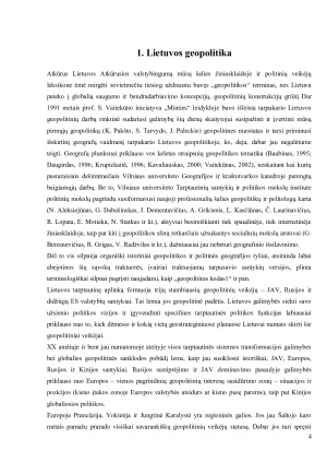 Lietuvos geopolitinė ir geografinė padėtis ir jos kitimas. K. Pakštas (1893-1960) – geopolitikos pradininkas Lietuvoje. Jo knyga „Baltijos respublikų politinė geografija“. K. Pakšto idėjos. Paveikslėlis 4