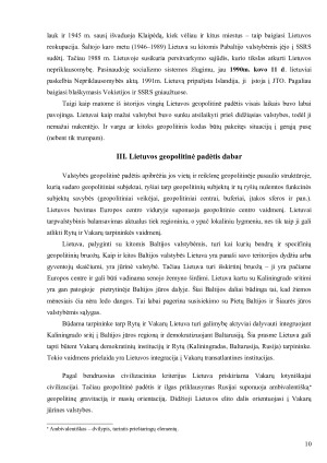 LIETUVOS GEOPOLITINĖ PADĖTIS ISTORIJA IR DABARTIS. Paveikslėlis 10