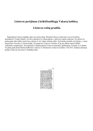 Lietuvos gyventojai ir kultūra XIVa – XVa. Paveikslėlis 8