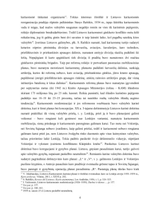 Lietuvos karinis potencialas Antrojo pasaulinio karo išvakarėse. Paveikslėlis 4