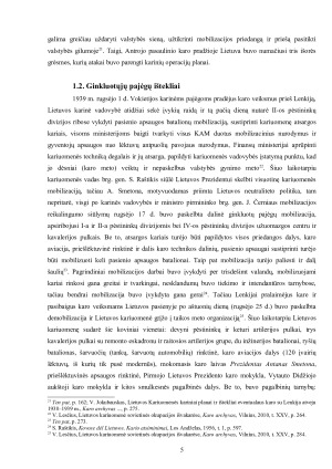 Lietuvos karinis potencialas Antrojo pasaulinio karo išvakarėse. Paveikslėlis 5