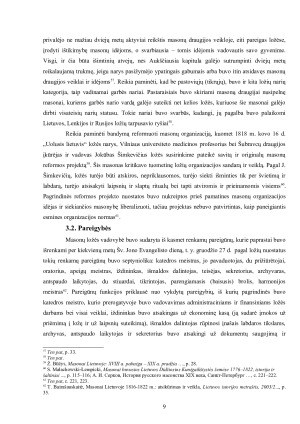 Lietuvos masonų organizacijų raida XVIII a. pabaigoje – XIX a. pradžioje. Paveikslėlis 9