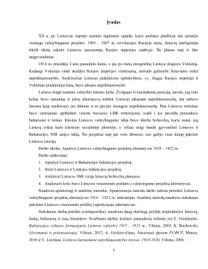 LIETUVOS VALSTYBINGUMO PROJEKTŲ ALTERNATYVOS 1916 – 1922 m. Paveikslėlis 3