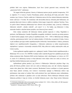 LIETUVOS VALSTYBINGUMO PROJEKTŲ ALTERNATYVOS 1916 – 1922 m. Paveikslėlis 6