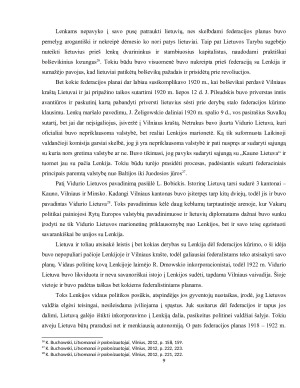 LIETUVOS VALSTYBINGUMO PROJEKTŲ ALTERNATYVOS 1916 – 1922 m. Paveikslėlis 9
