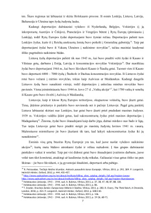 LIETUVOS VISUOMENĖ 1940-1990 M. PASIPRIEŠINIMAS IR PRISITAIKYMAS - HOLOKAUSTO SPECIKA LIETUVOJE IR (NE)GELBĖJIMO PROBLEMATIKA. Paveikslėlis 7