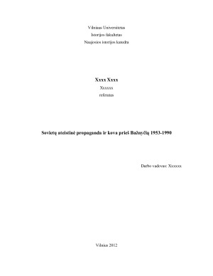 Sovietų ateistinė propaganda ir kova prieš Bažnyčią 1953-1990