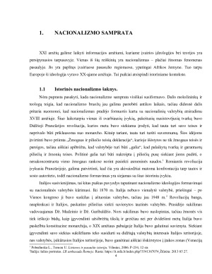 NACIONALIZMAS IR JO SAMPRATA. Paveikslėlis 4