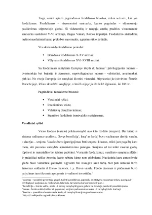 Pagrindiniai feodalizmo bruožai. Paveikslėlis 3