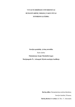 Palaimintojo Jurgio Matulaičio kapas Marijampolės Šv. Arkangelo Mykolo mažojoje bazilikoje