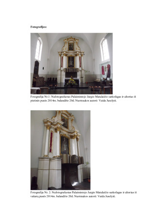 Palaimintojo Jurgio Matulaičio kapas Marijampolės Šv. Arkangelo Mykolo mažojoje bazilikoje. Paveikslėlis 10