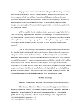 Palestinos valstybingumo problema. Paveikslėlis 6