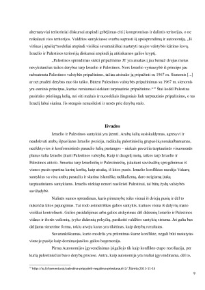 Palestinos valstybingumo problema. Paveikslėlis 9