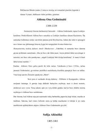 Pirmosios moterys Lietuvos istorijoje. Paveikslėlis 5