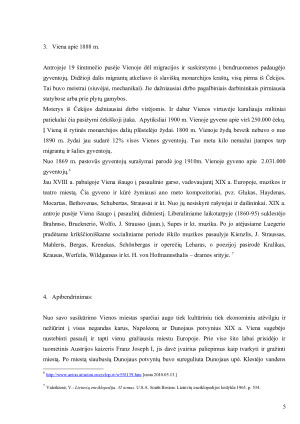 REFERATAS  XIX a. VIENA – VOKIŠKOSIOS KULTŪROS ŽIDINYS. Paveikslėlis 5