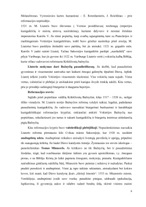 Reformacija - jos atsiradimo priežastys, kryptys ir istorinė reikšmė. Paveikslėlis 6