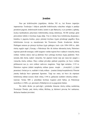 Riterių ordinų susikūrimas. Paveikslėlis 3