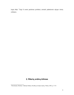 Riterių ordinų susikūrimas. Paveikslėlis 6