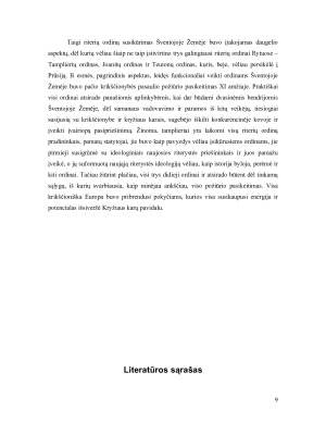 Riterių ordinų susikūrimas. Paveikslėlis 9