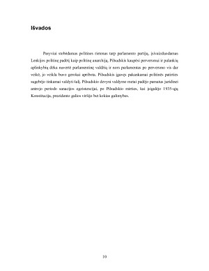 Sanacinis režimo įsitvirtinimas ir jo bruožai Antrojoje Lenkijos Respublikoje. Paveikslėlis 10