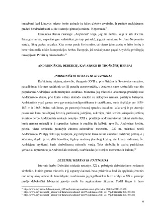 ŠIUOLAIKINĖ LIETUVOS MIESTŲ IR MIESTELIŲ HERALDIKA. ANYKŠČIŲ MIESTO BEI JO APYLINKIŲ. Paveikslėlis 9