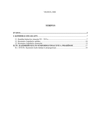 Šv. Kazimiero reikšmė Lietuvos visuomenei XVII amžiuje. Paveikslėlis 2
