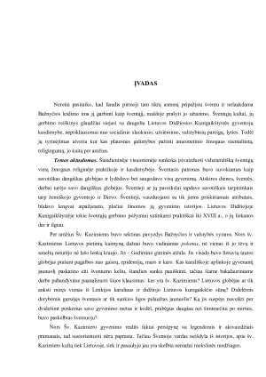 Šv. Kazimiero reikšmė Lietuvos visuomenei XVII amžiuje. Paveikslėlis 3