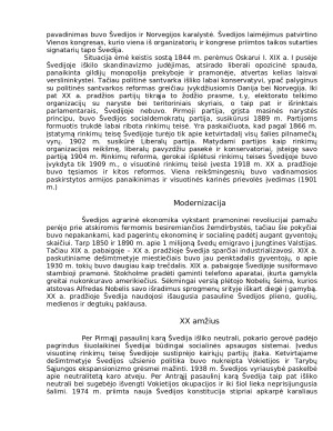 ŠVEDIJOS ISTORIJA IR KONTAKTAI SU LIETUVA. Paveikslėlis 5