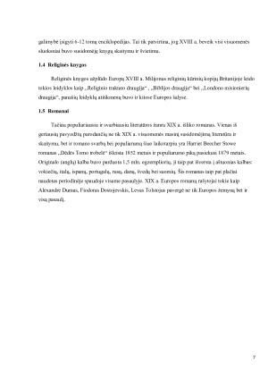 TEKSTŲ KONTINENTAS EUROPA 1800-1890 M.. Paveikslėlis 7