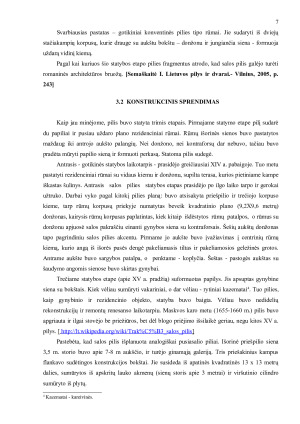 TRAKŲ PILIES ARCHITEKTŪRINIS KULTŪROS PAVELDAS. Paveikslėlis 7