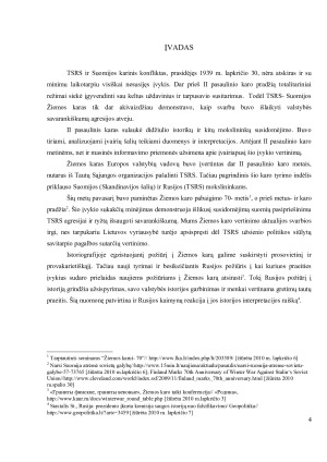 TSRS ir Suomijos Žiemos karas - priežastys, tikslai ir pasekmės. Paveikslėlis 2