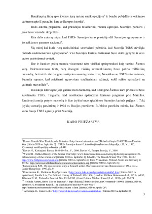 TSRS ir Suomijos Žiemos karas - priežastys, tikslai ir pasekmės. Paveikslėlis 3