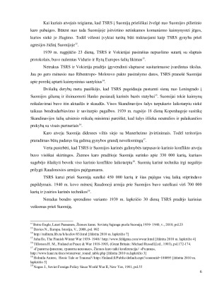 TSRS ir Suomijos Žiemos karas - priežastys, tikslai ir pasekmės. Paveikslėlis 4