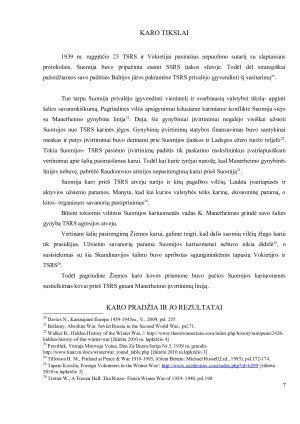 TSRS ir Suomijos Žiemos karas - priežastys, tikslai ir pasekmės. Paveikslėlis 5
