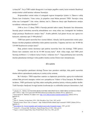 TSRS ir Suomijos Žiemos karas - priežastys, tikslai ir pasekmės. Paveikslėlis 7