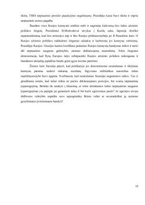 TSRS ir Suomijos Žiemos karas - priežastys, tikslai ir pasekmės. Paveikslėlis 8