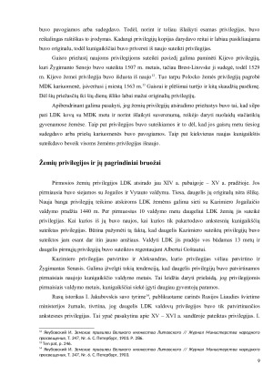 ŽEMIŲ PRIVILEGIJOS - JŲ ATSIRADIMAS IR PAGRINDINIAI BRUOŽAI. Paveikslėlis 9