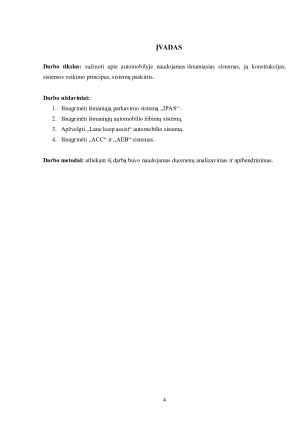 IŠMANIOSIOS AUTOMOBILIŲ SISTEMOS. Paveikslėlis 4