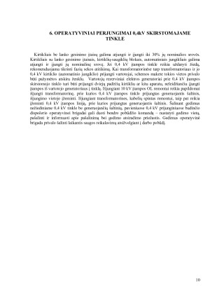 Operatyviniai perjungimai. Paveikslėlis 10